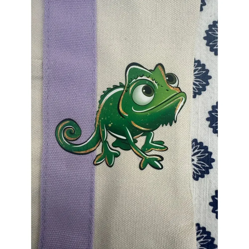 Disney Rapunzel and Pascal Photo Custom Made Trader Joes Mini Tote One of a Kind - Picture 4 of 11